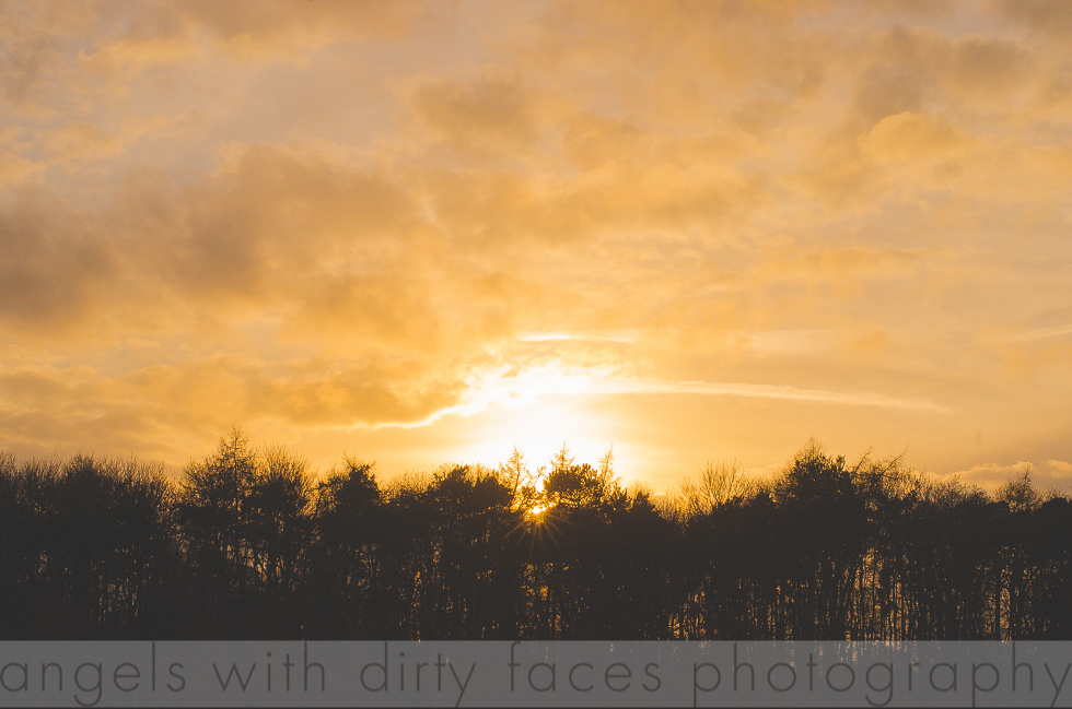 Hertfordshire skies at sunset