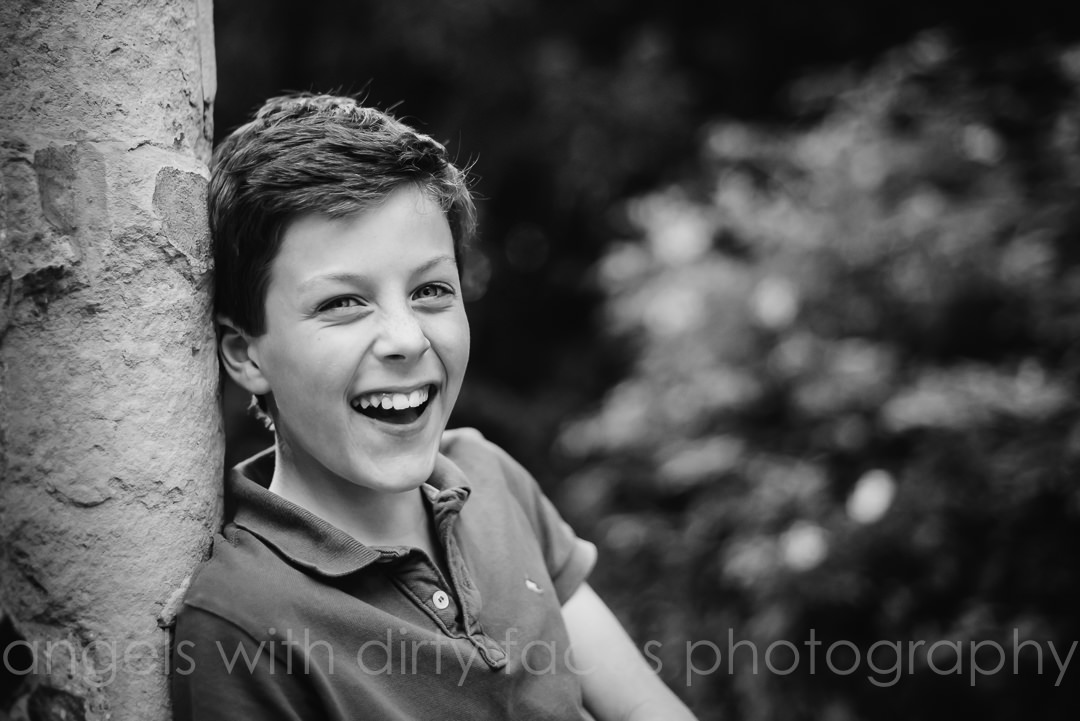 laughing child in hertfordshire