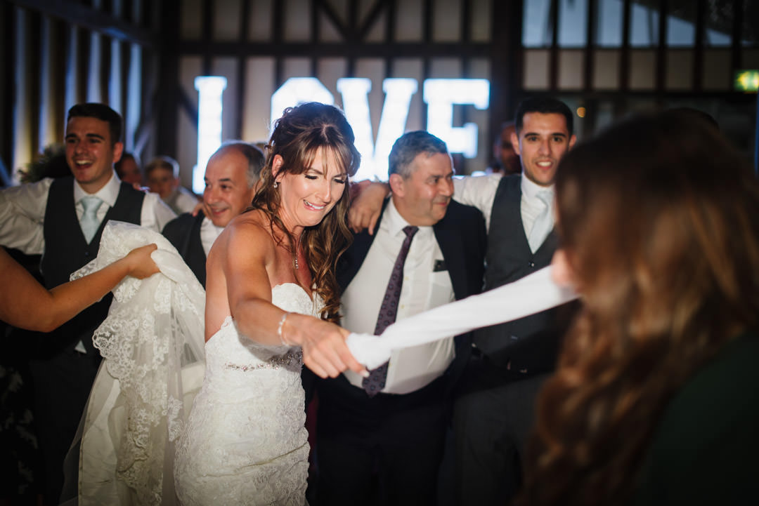 Greek dancing at Essendon wedding reception