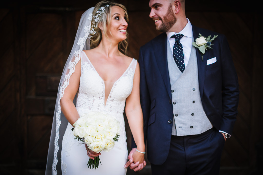 Hertfordshire wedding photographer documents bride and groom 