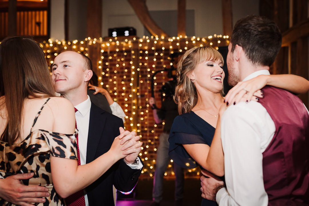 micklefield hall wedding guests dance the night away