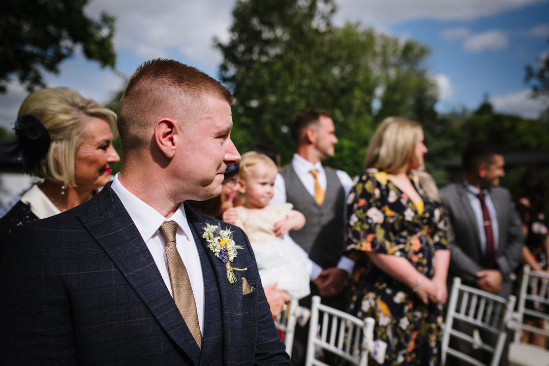hertfordshire wedding photographer captures groom looking at bride