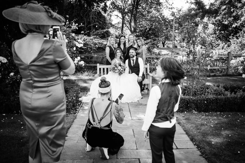 Behind the scenes wedding photography, hertfordshire wedding photographer at houchins wedding