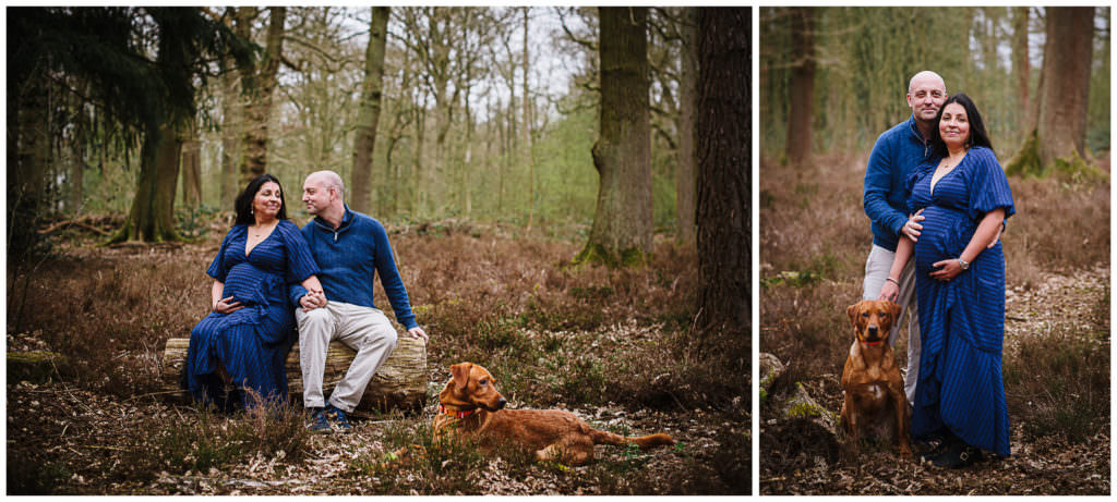Natural outdoors maternity photography in hertfordshire countryside.