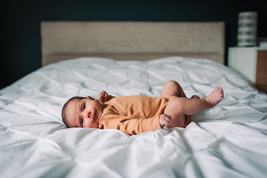 newborn photography session at home